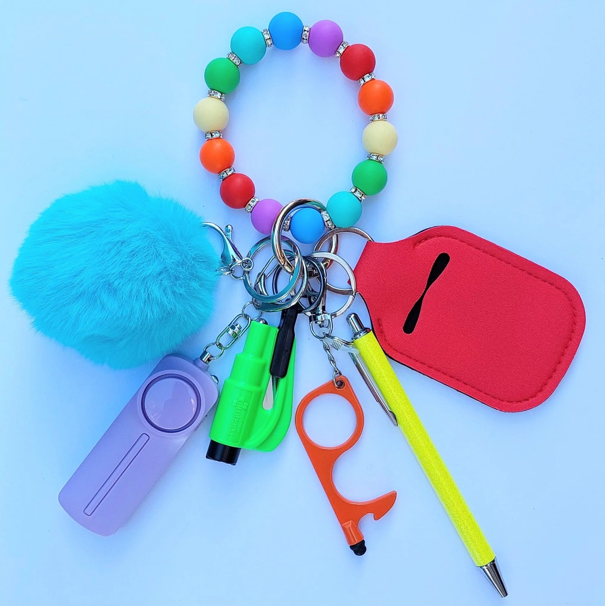 "Rainbow" Safety Keychain