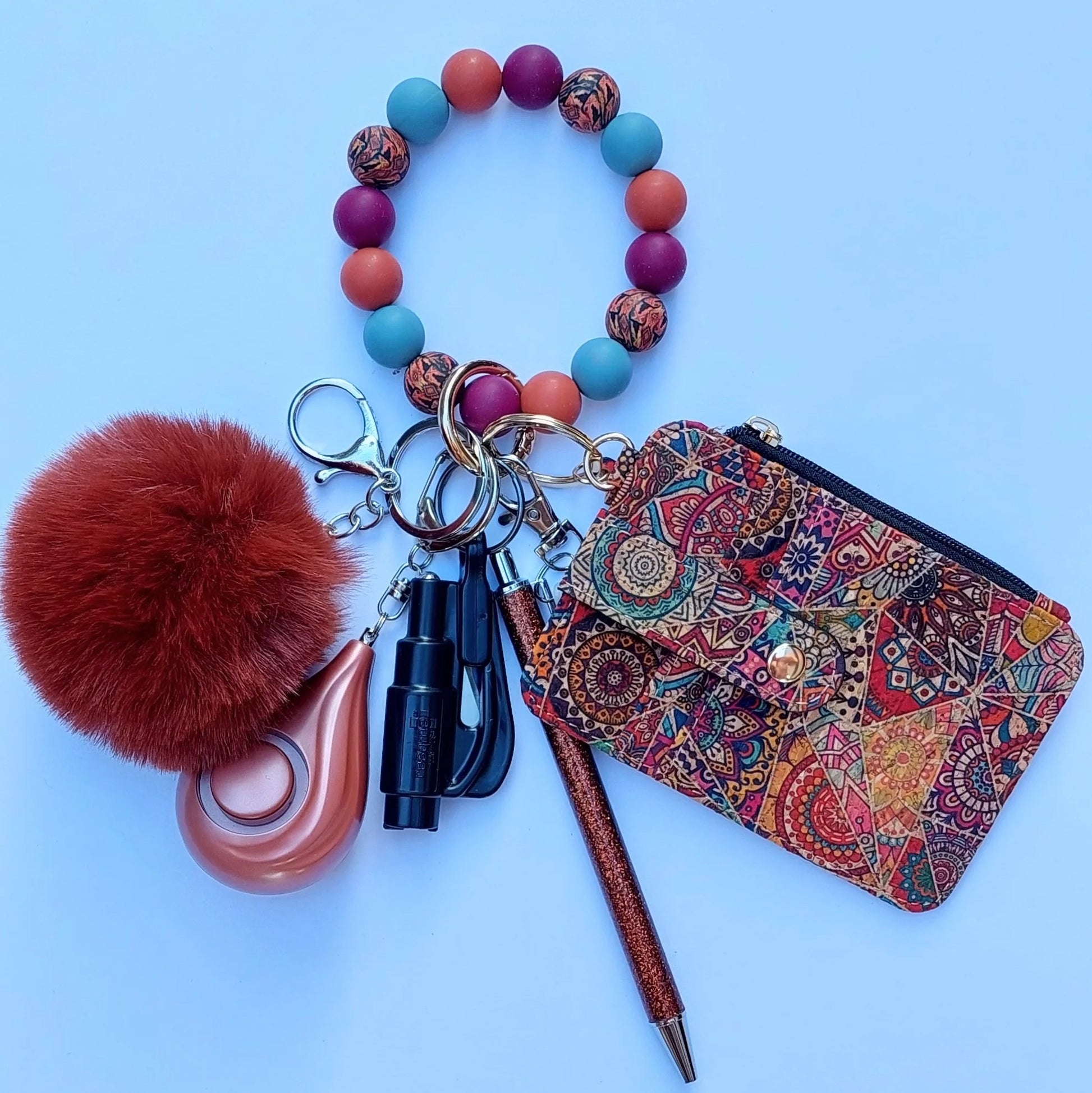 "Vintage Vibes" Safety Keychain