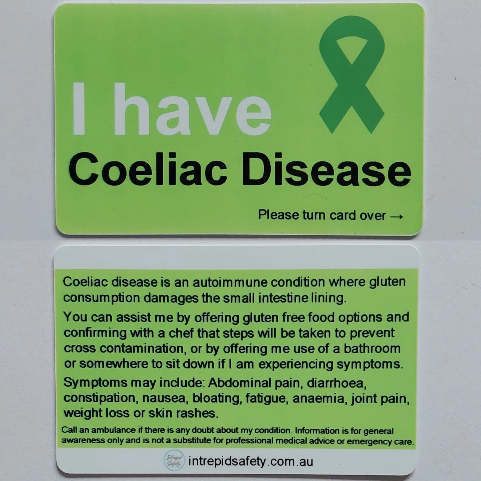 Awareness Cards (Letters A - H)