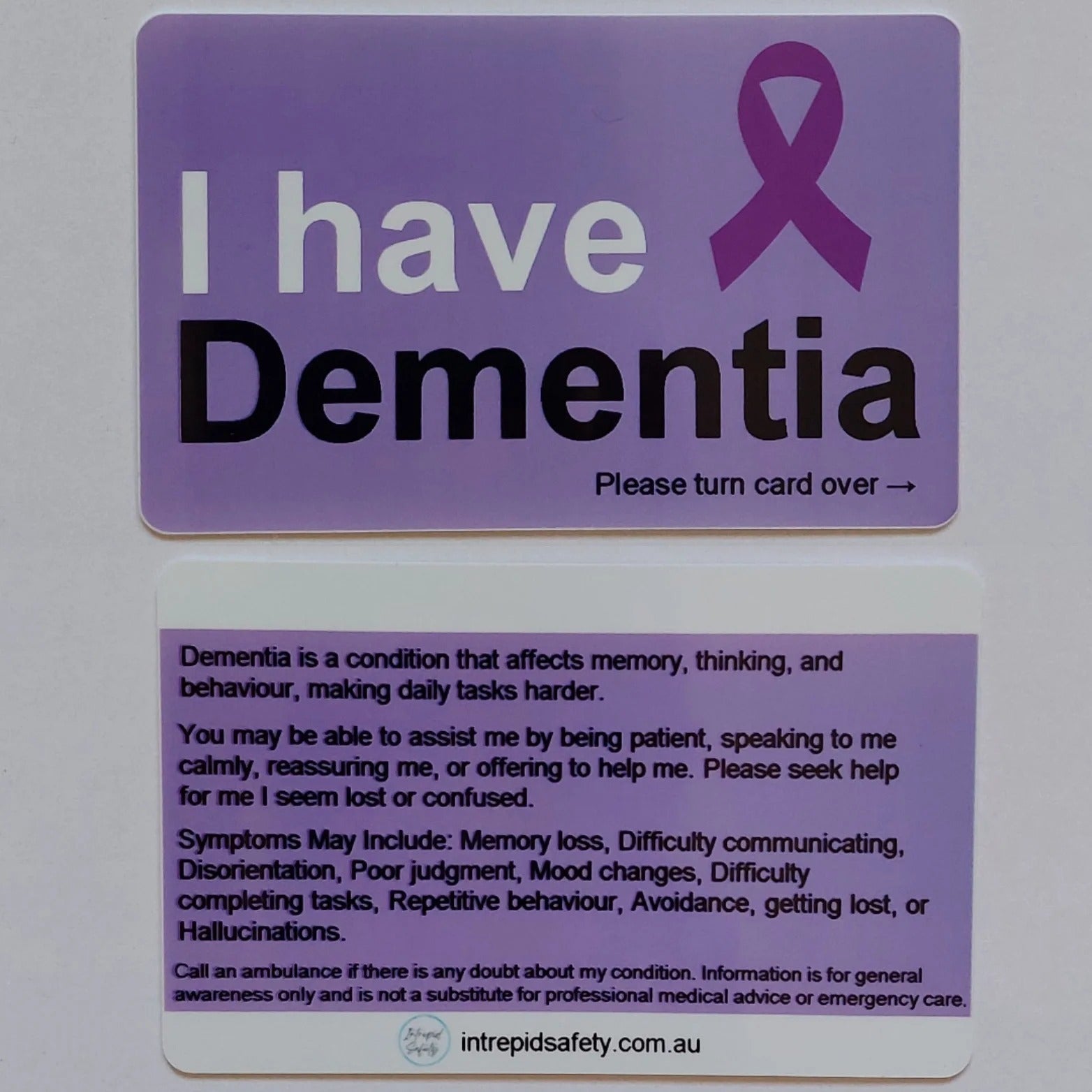 Awareness Cards (Letters A - H)