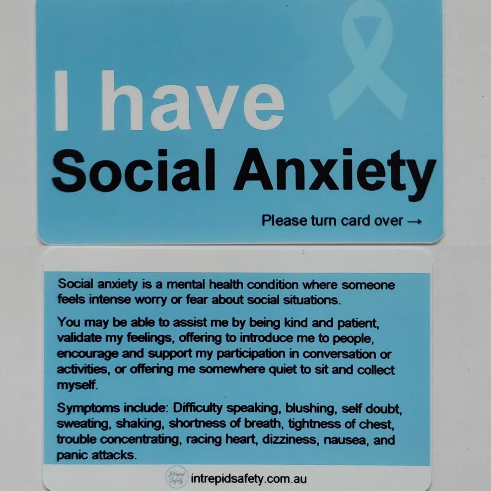 Awareness Cards (Letters A - H)