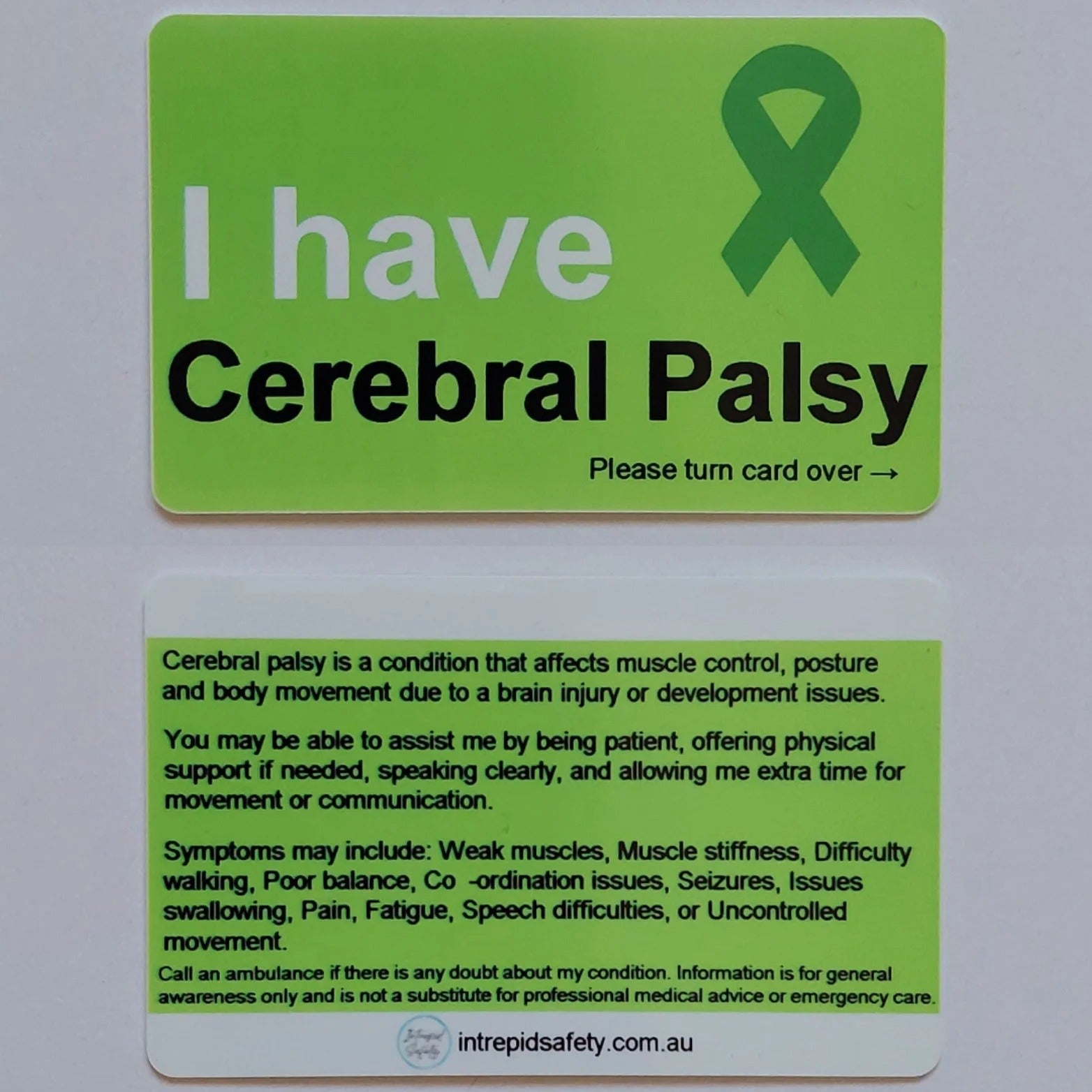 Awareness Cards (Letters A - H)