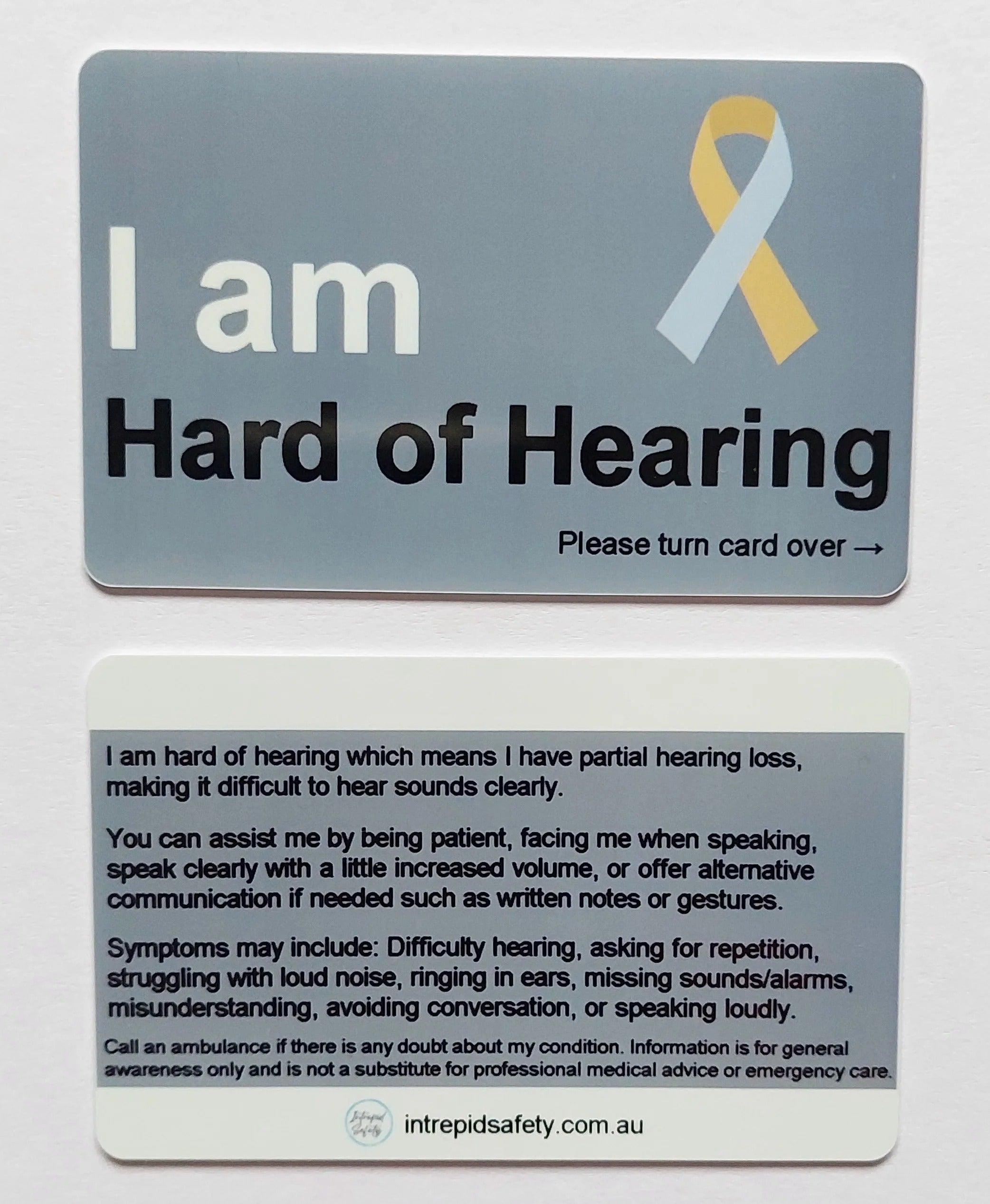 Awareness Cards (Letters A - H)