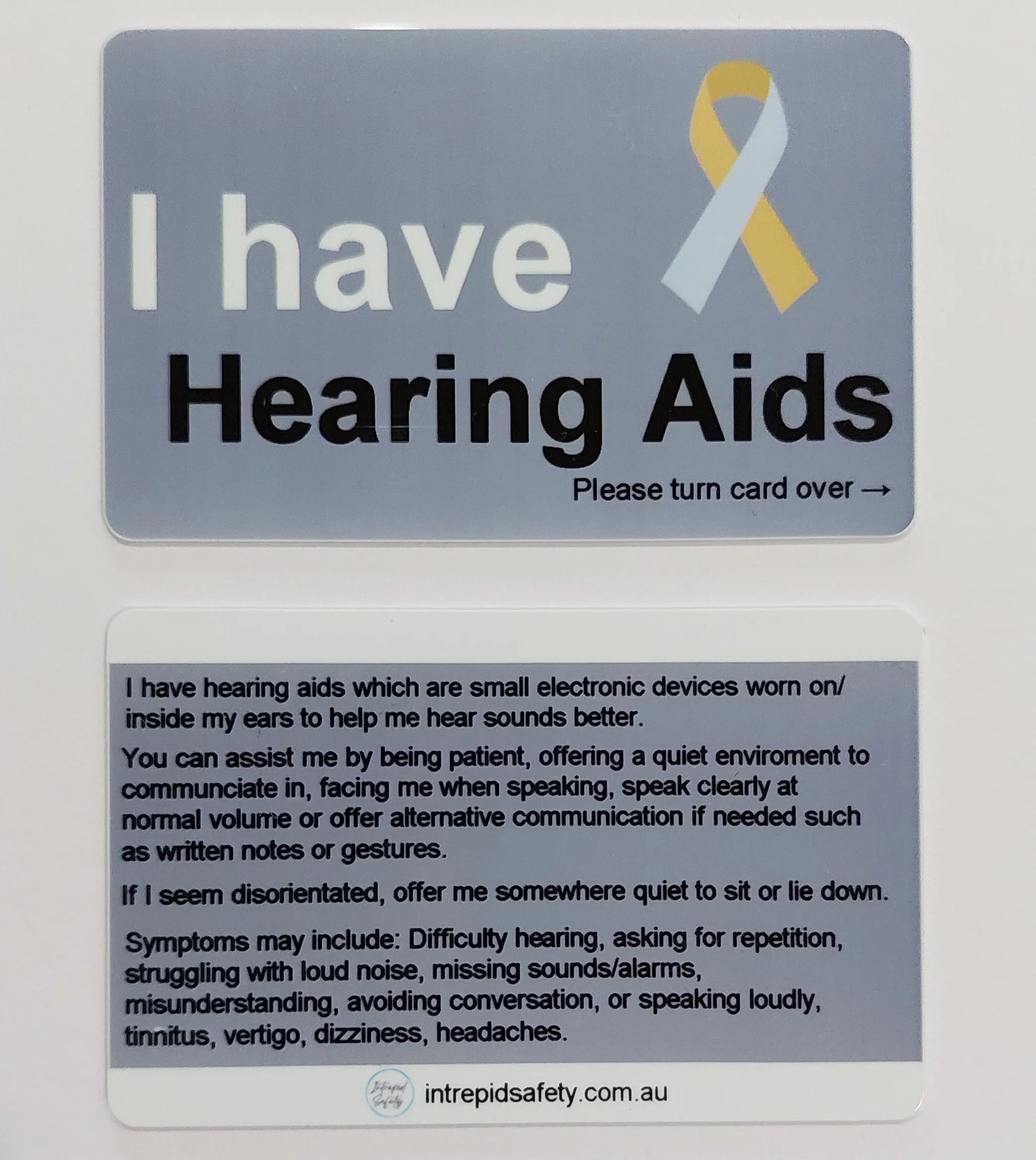 Awareness Cards (Letters A - H)