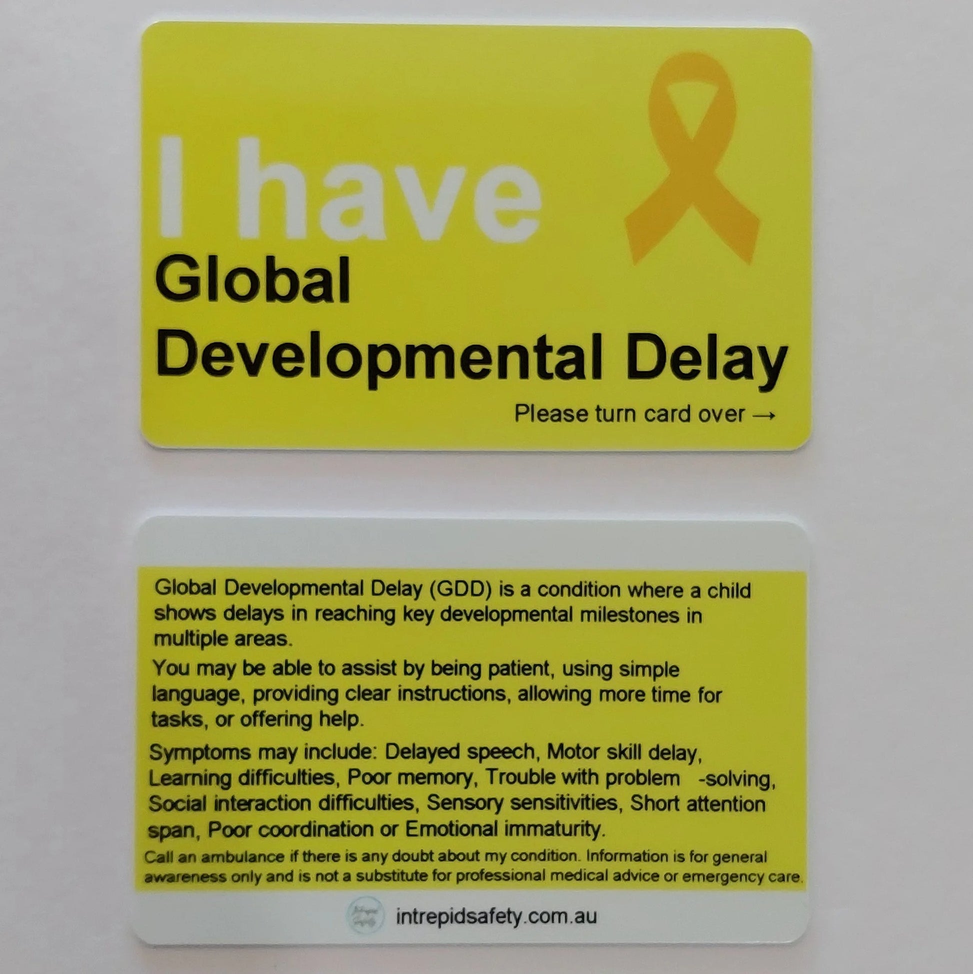 Awareness Cards (Letters A - H)