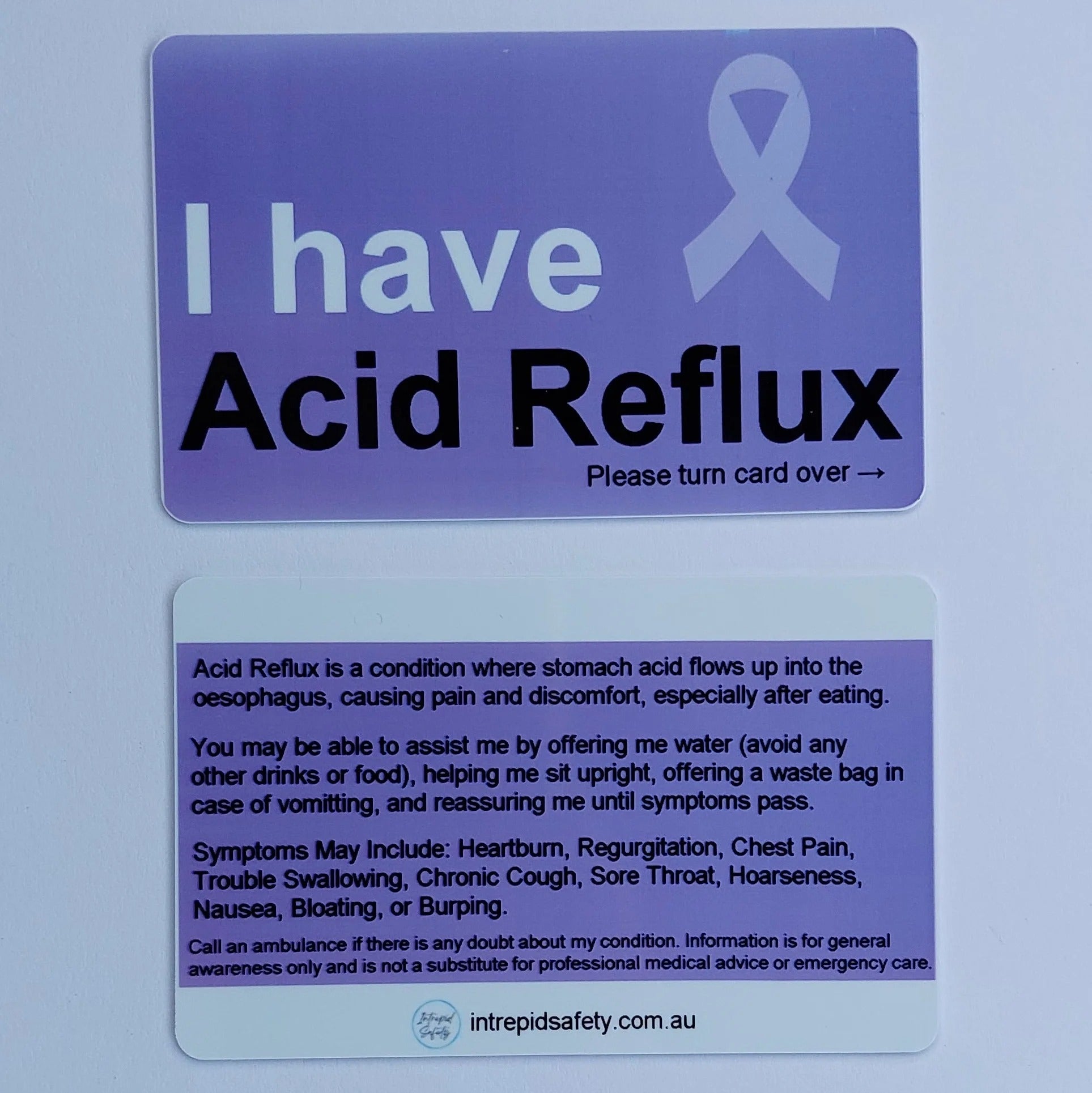 Awareness Cards (Letters A - H)