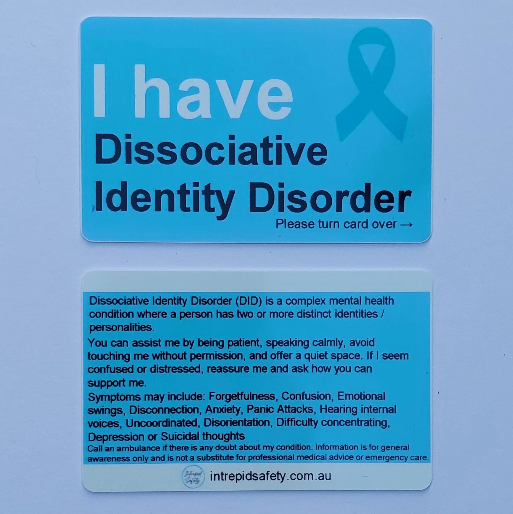 Awareness Cards (Letters A - H)