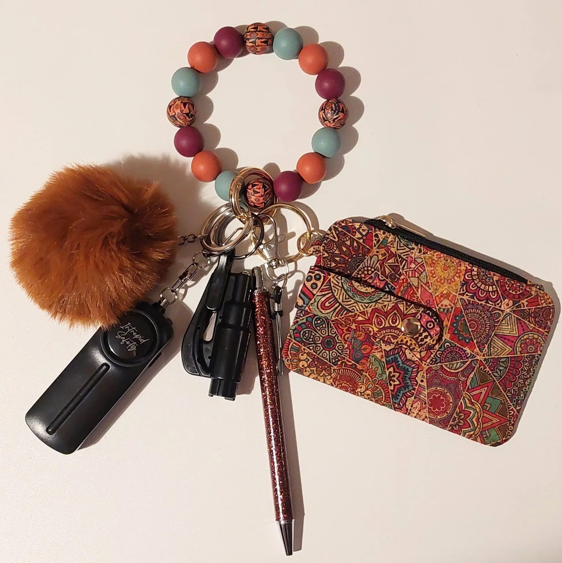 "Vintage Vibes" Safety Keychain