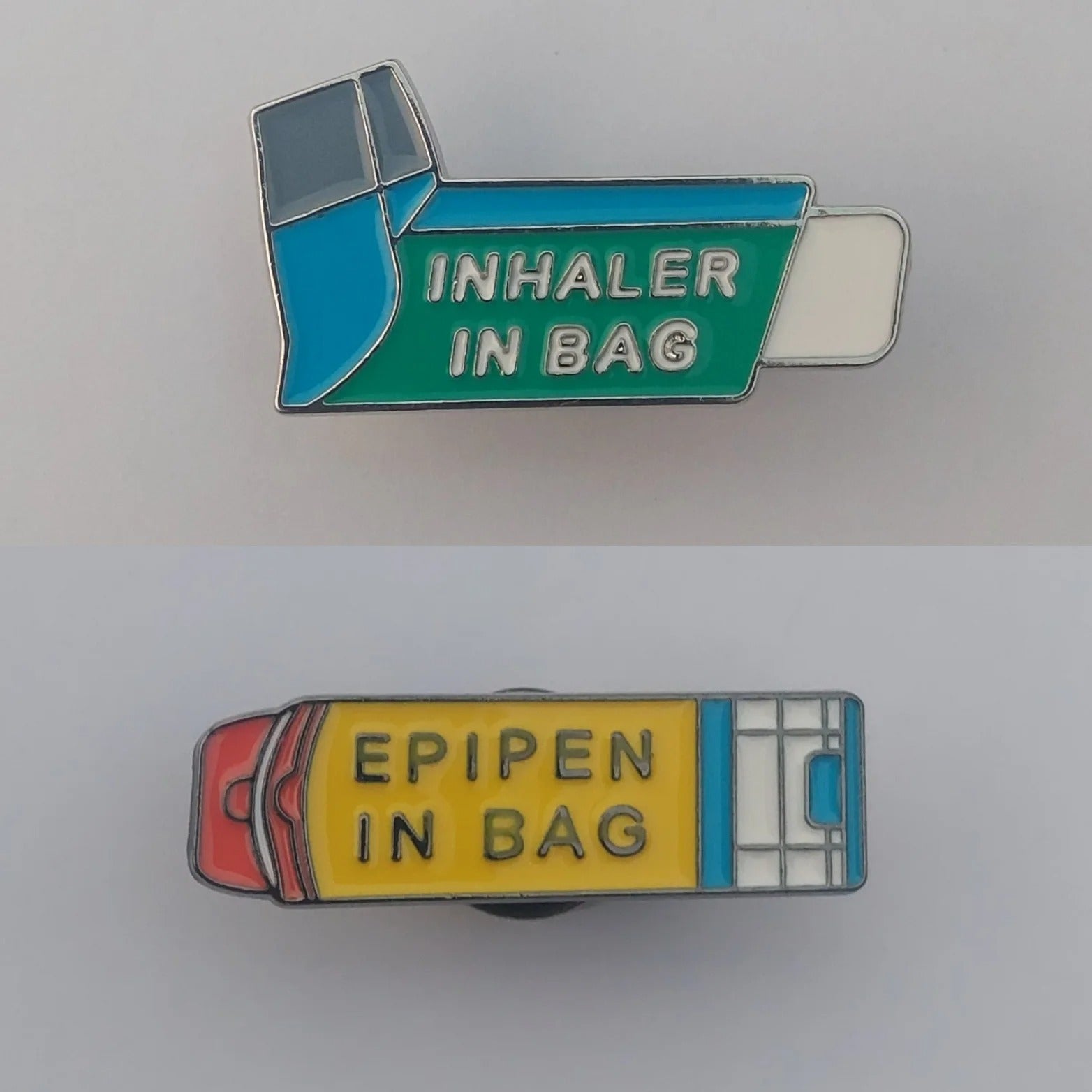 Inhaler In bag / Epipen In Bag Pins