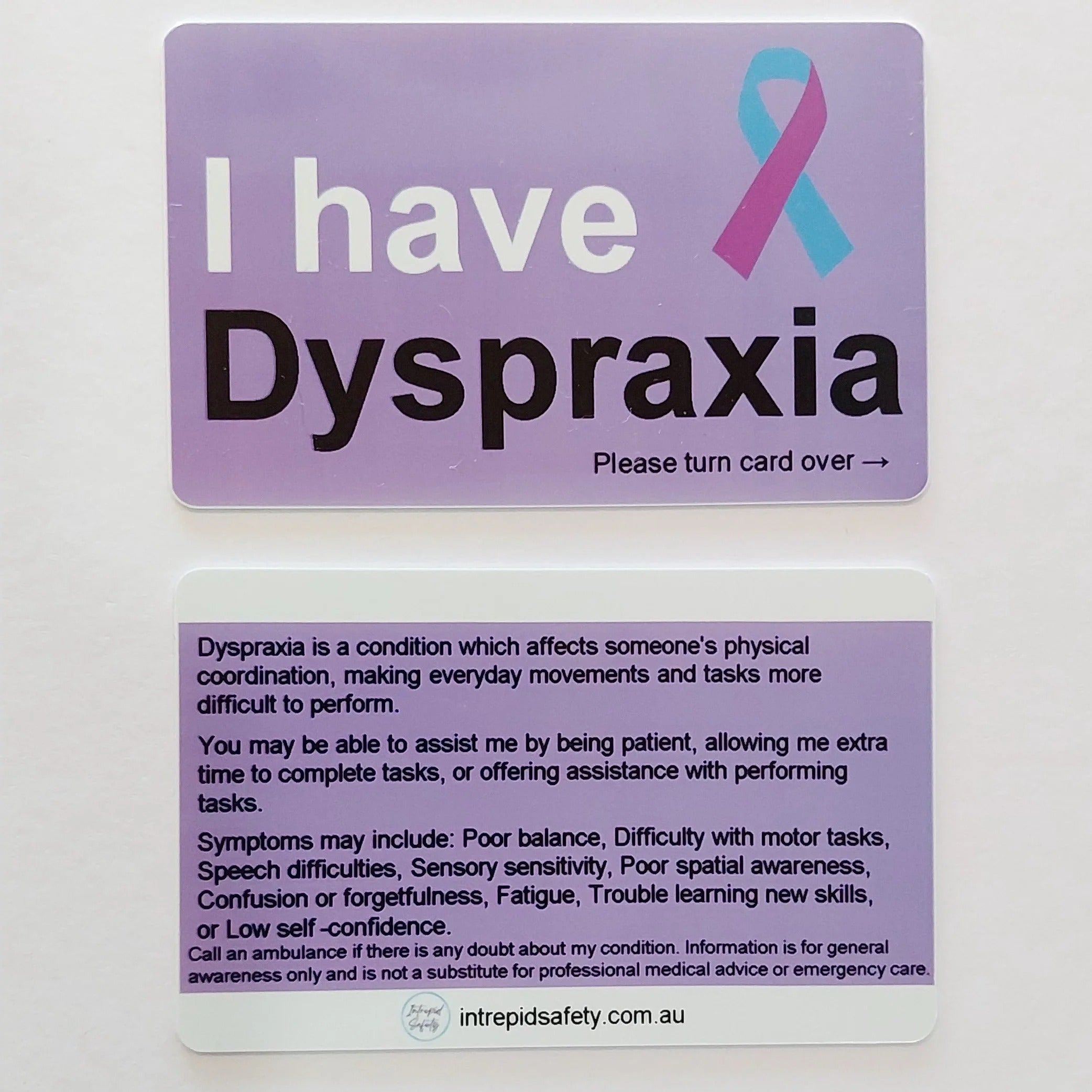 Awareness Cards (Letters A - H)