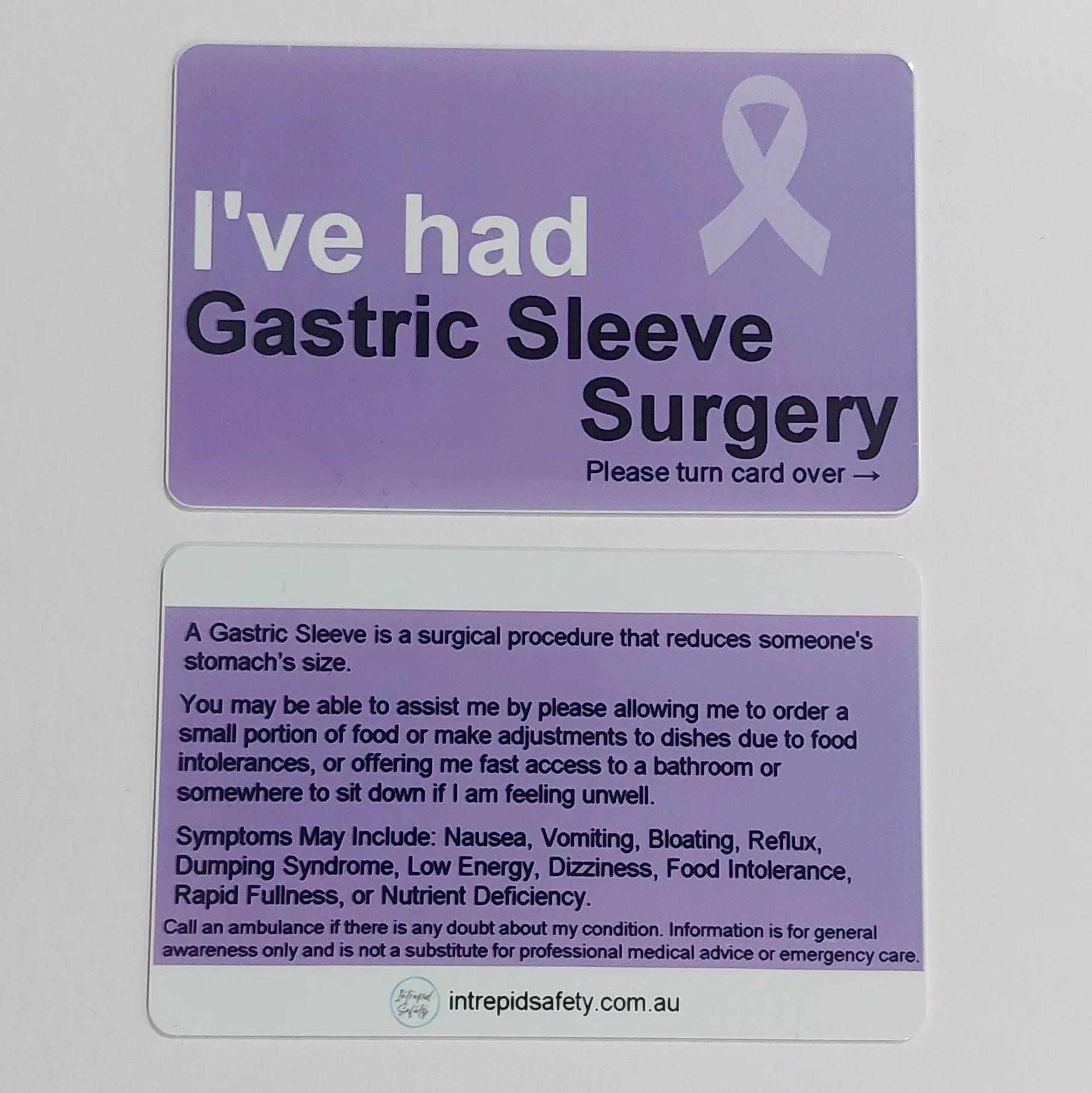 Awareness Cards (Letters A - H)