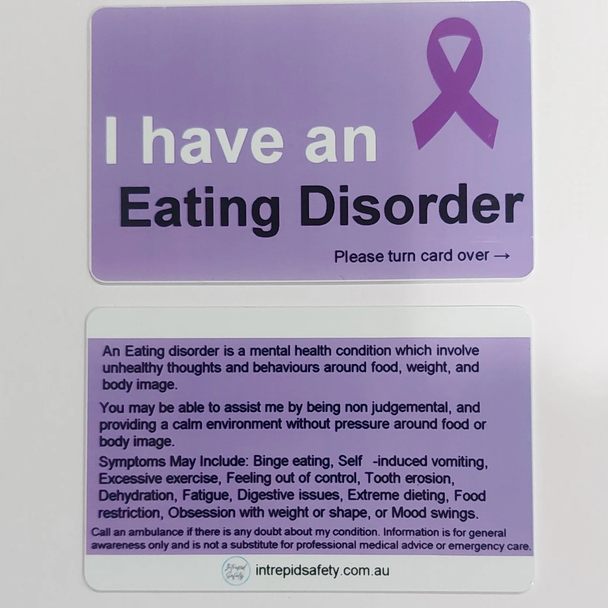 Awareness Cards (Letters A - H)