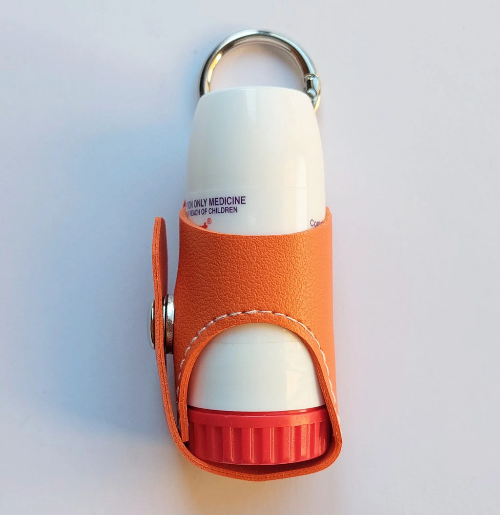 Inhaler Cuff Key Inhaler Holder Keyring (MDI and Turbuhaler) – Intrepid Safety