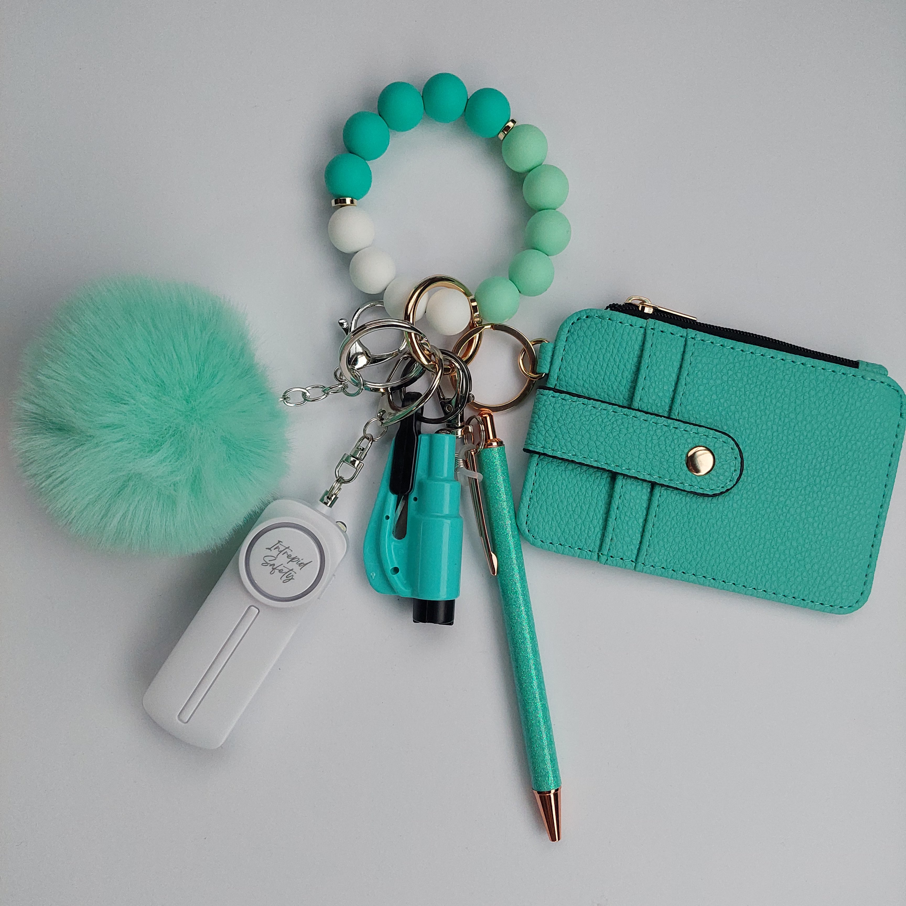 "Turquoise" Safety Keychain