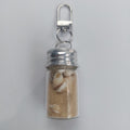 Mini Glass Bottle Keyring (Empty)