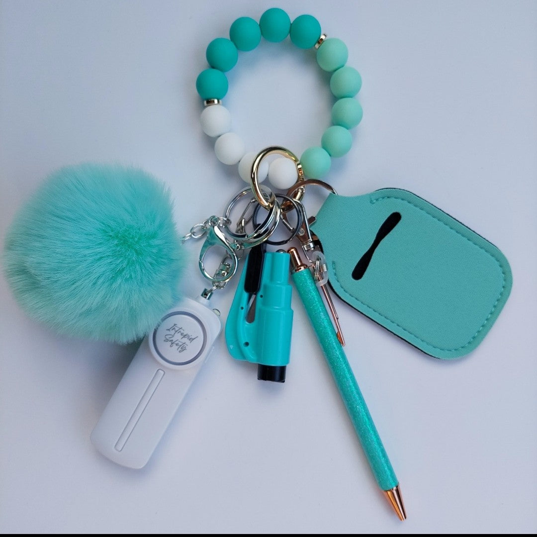 "Turquoise" Safety Keychain