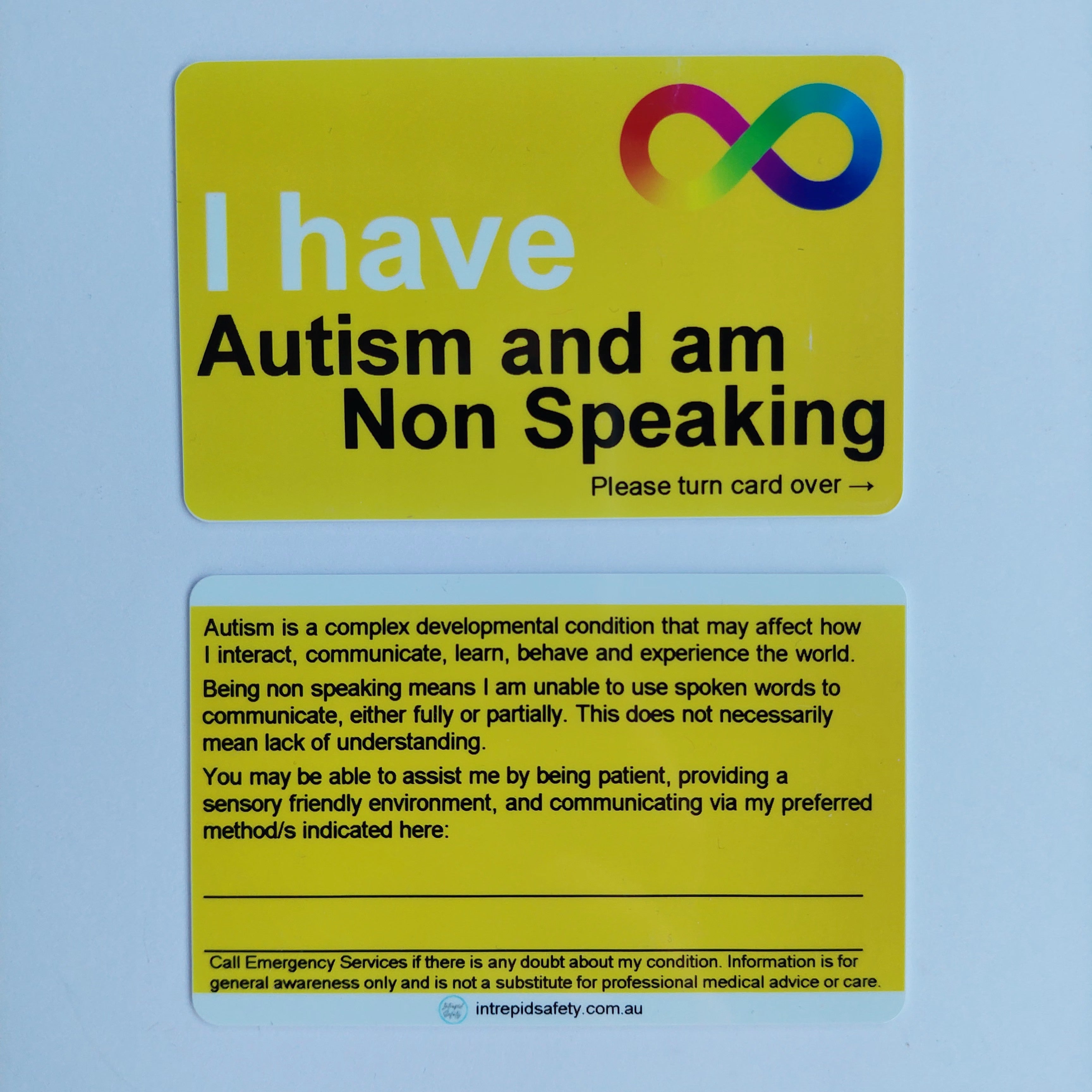 Awareness Cards (Letters A - H)