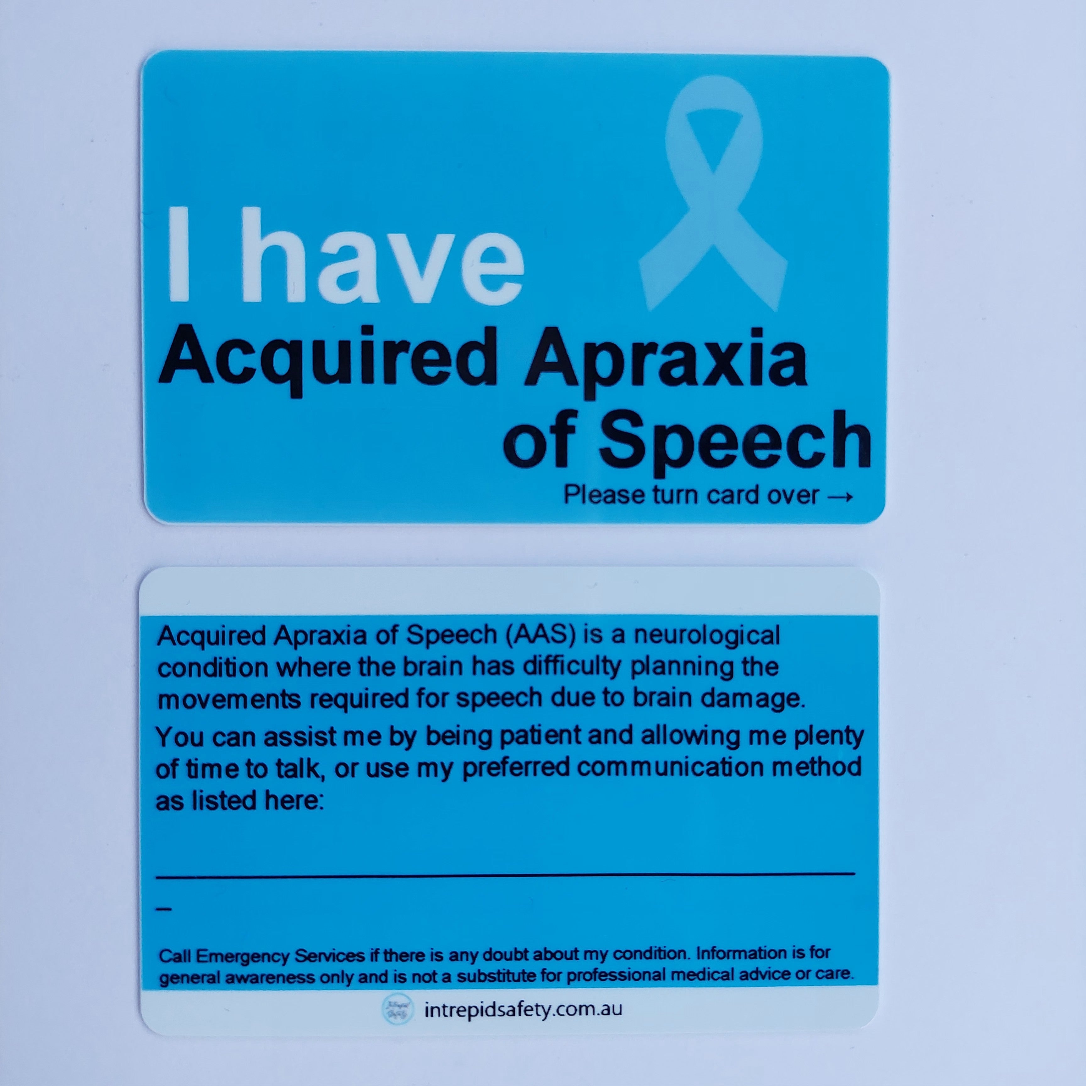 Awareness Cards (Letters A - H)