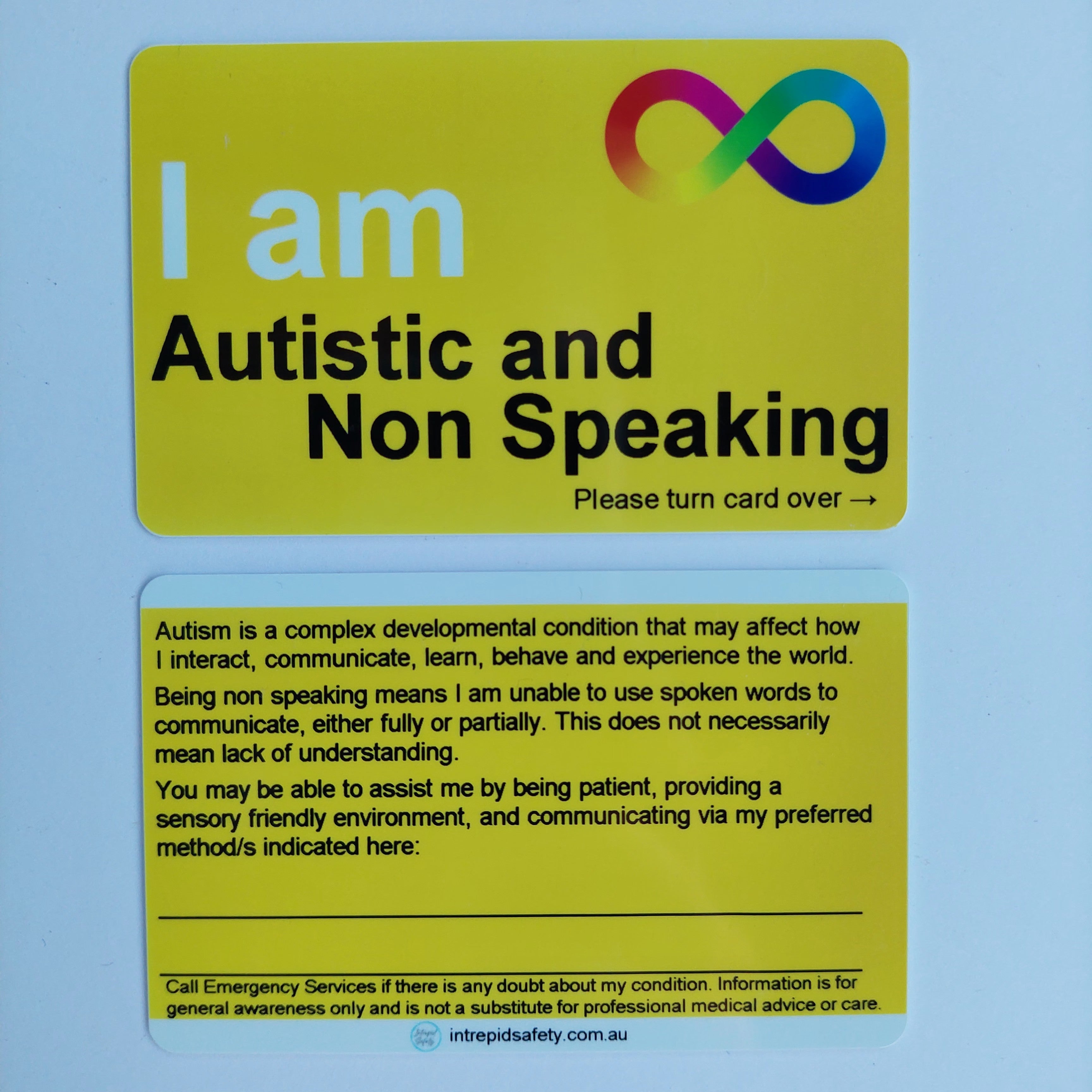 Awareness Cards (Letters A - H)