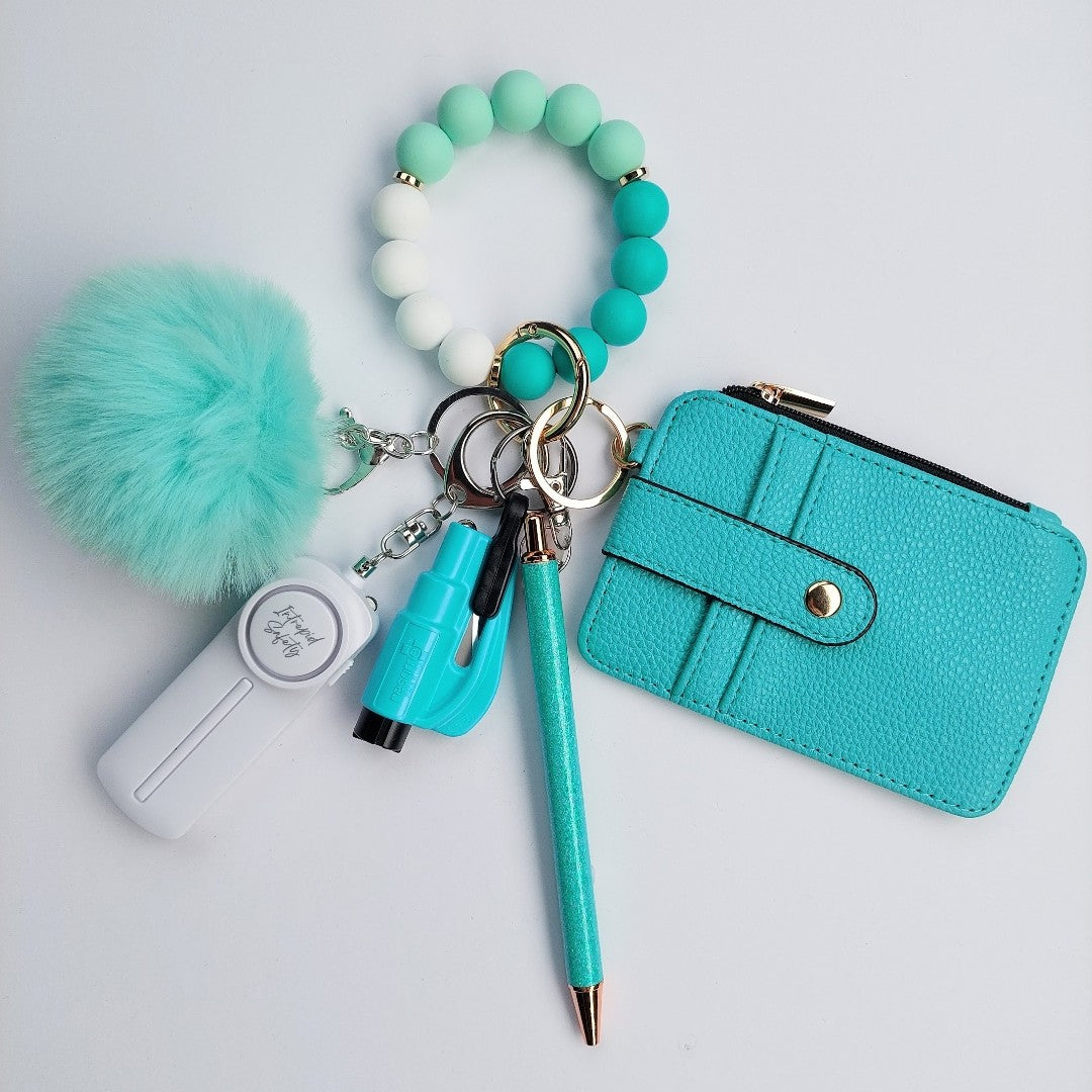 "Turquoise" Safety Keychain