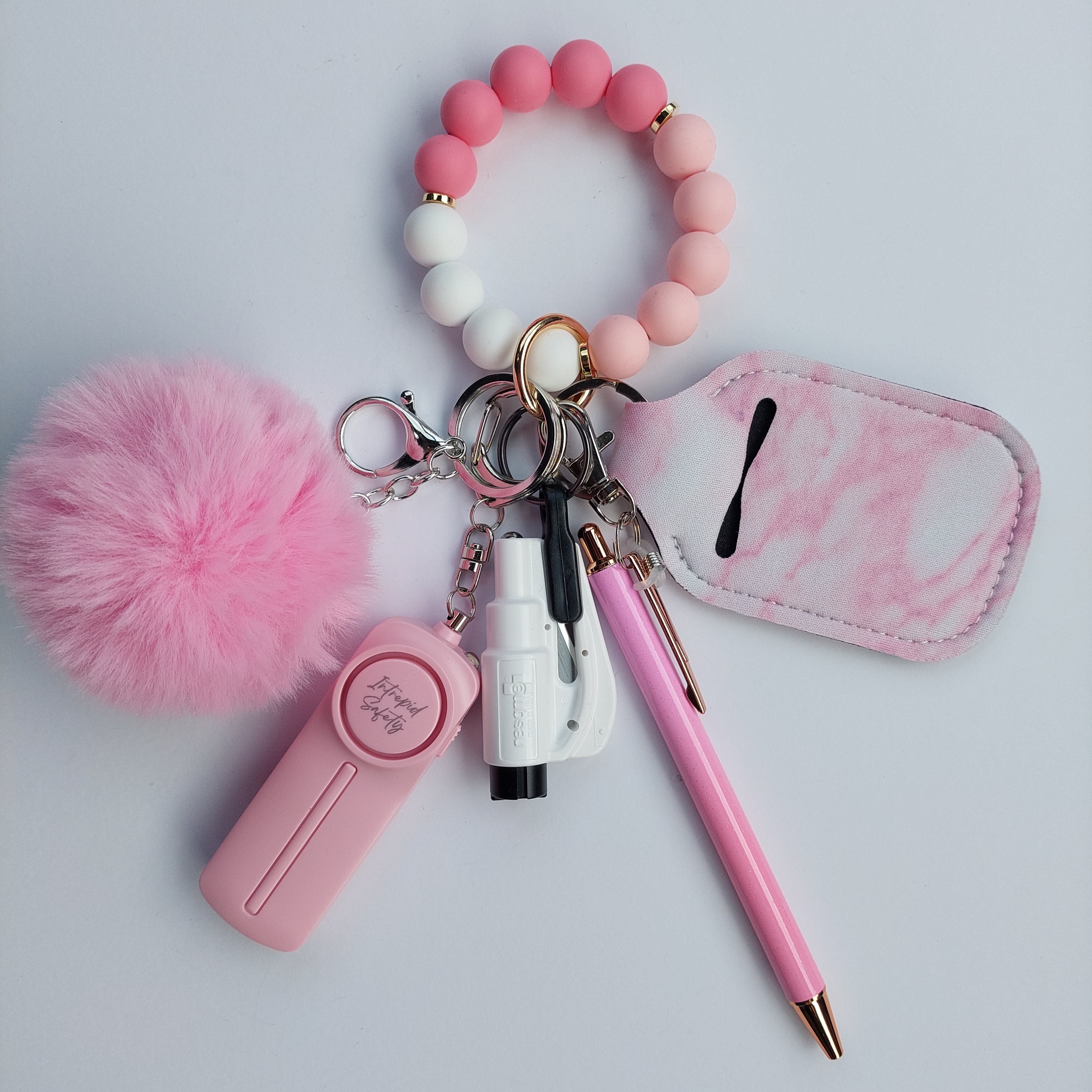 "Pink Power" Safety Keychain