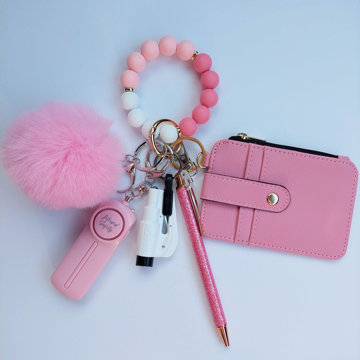 "Pink Power" Safety Keychain