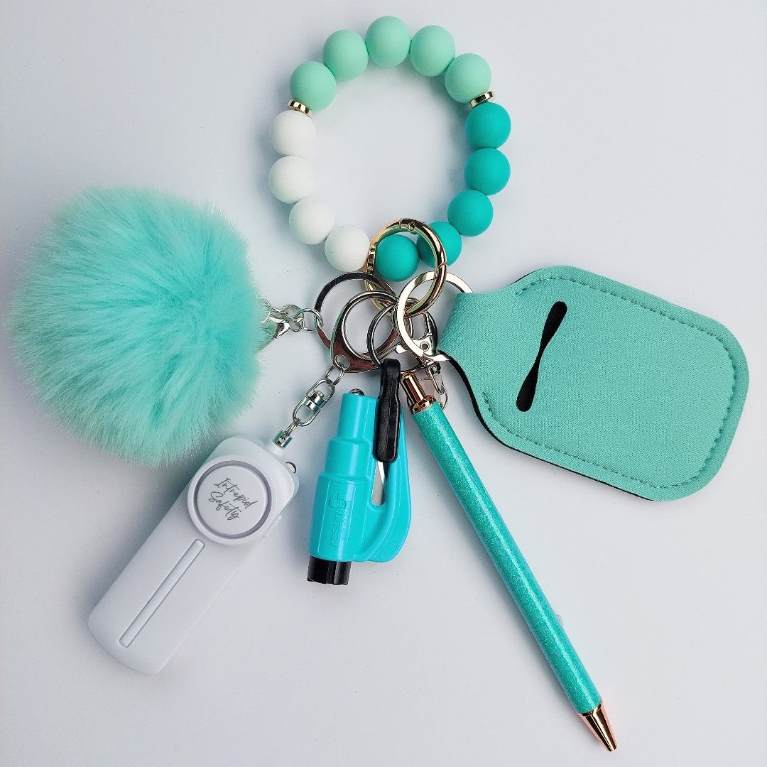 "Turquoise" Safety Keychain