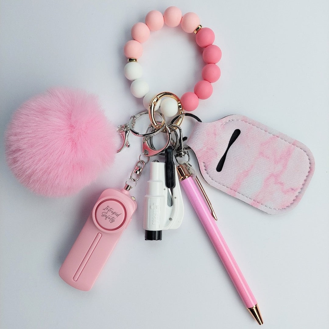 "Pink Power" Safety Keychain