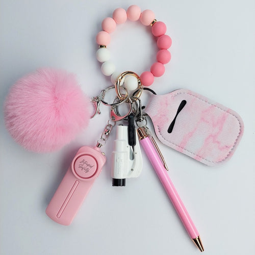 "Pink Power" Safety Keychain