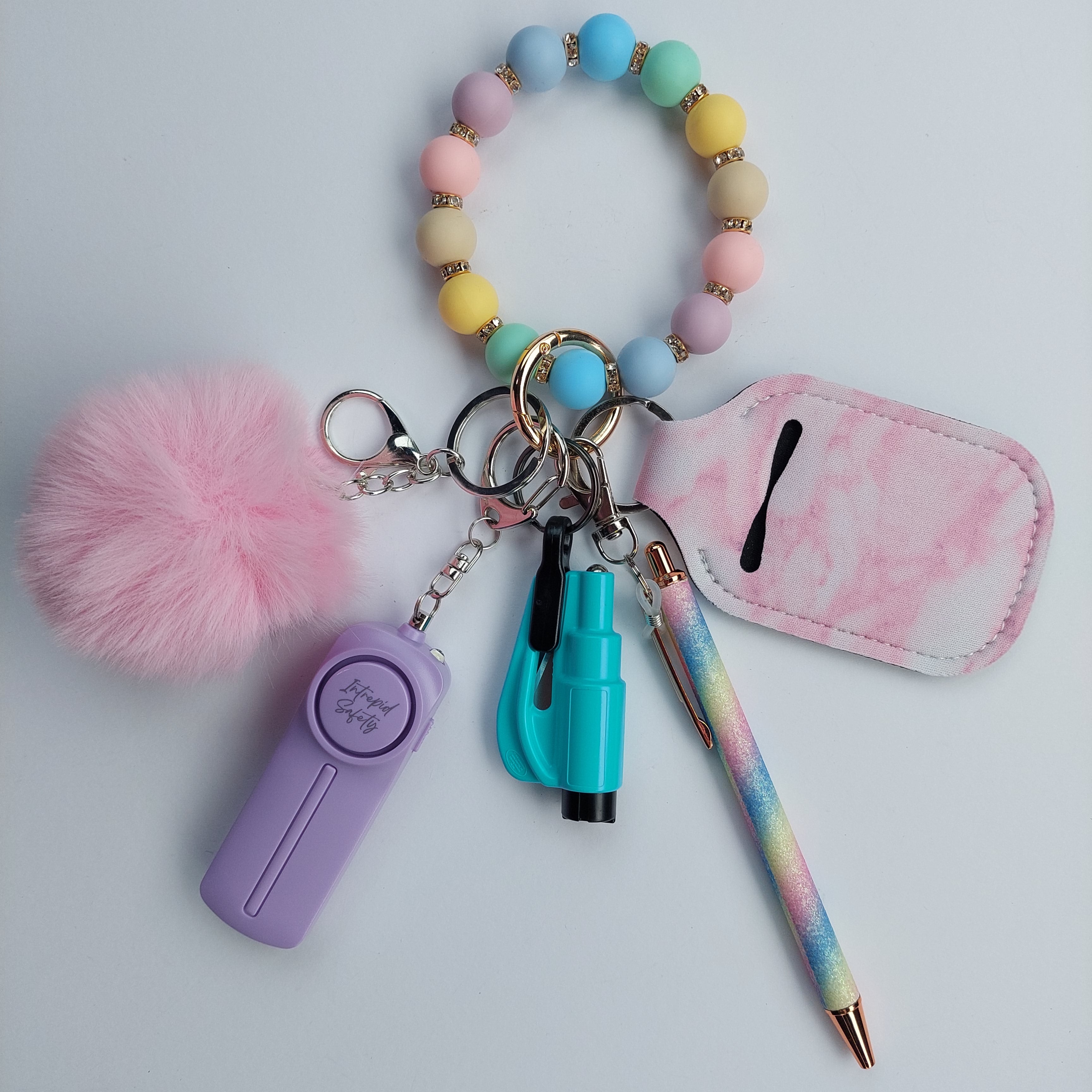 "Pastel" Safety Keychain