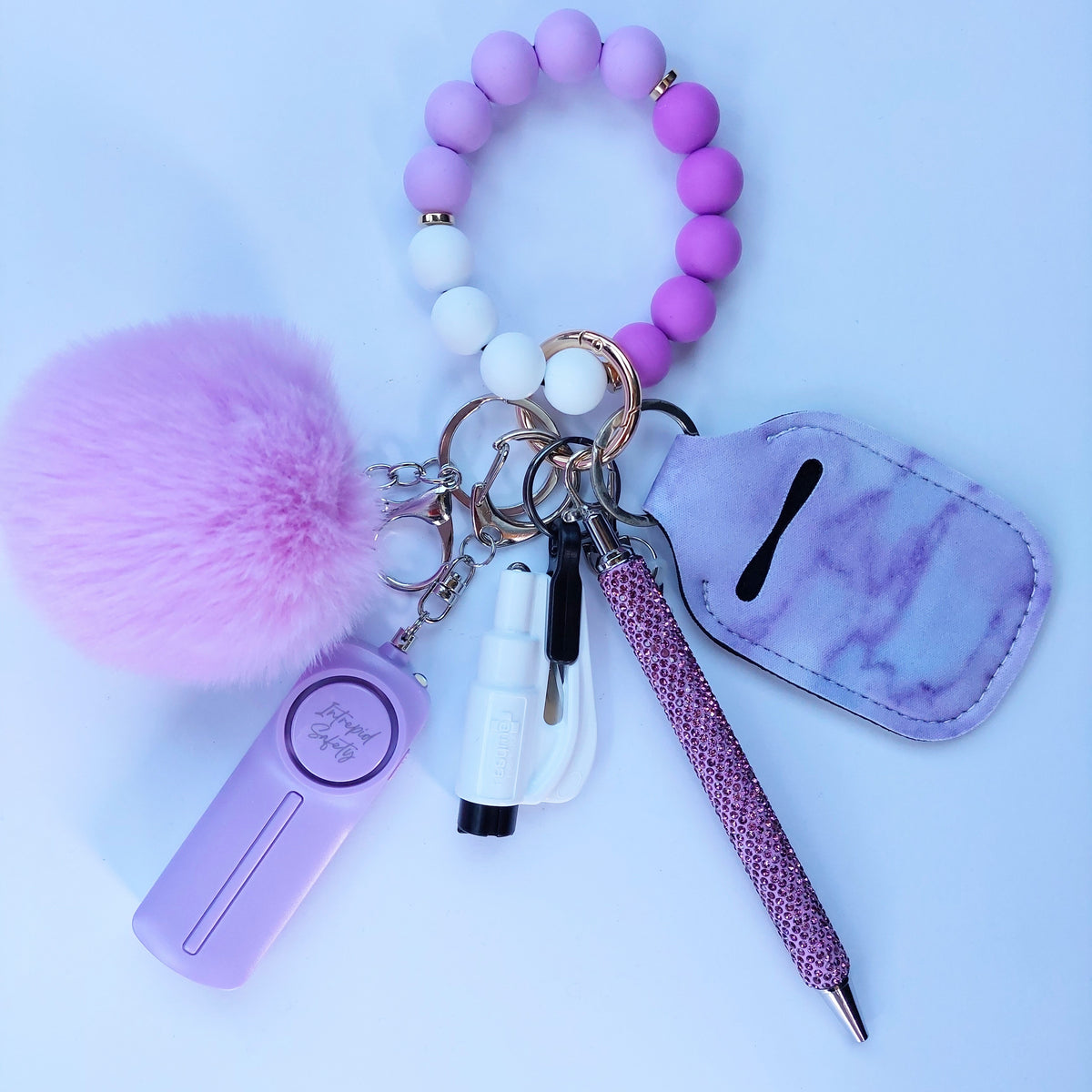 "Purple Passion" Safety Keychain