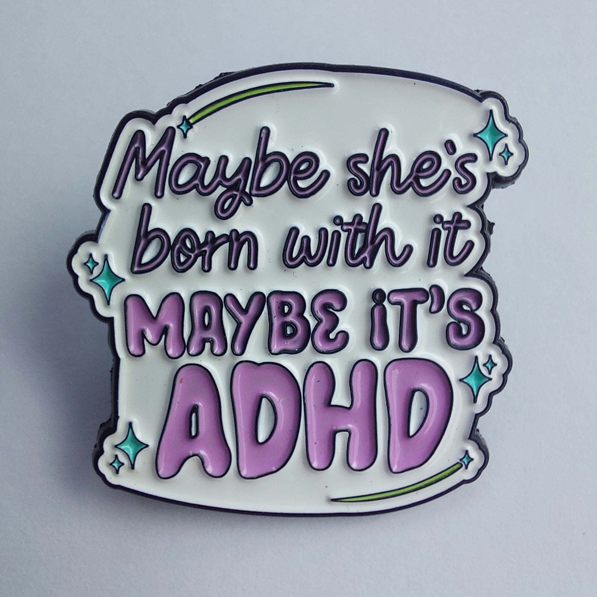 ADHD / Autism Related Enamel Pins
