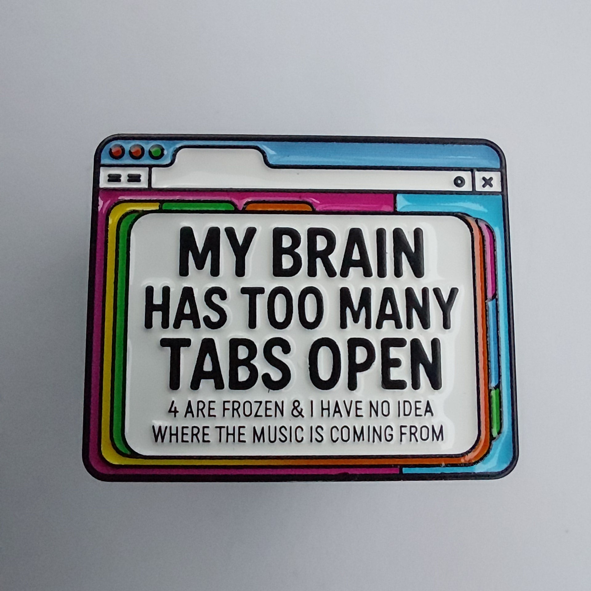 ADHD / Autism Related Enamel Pins