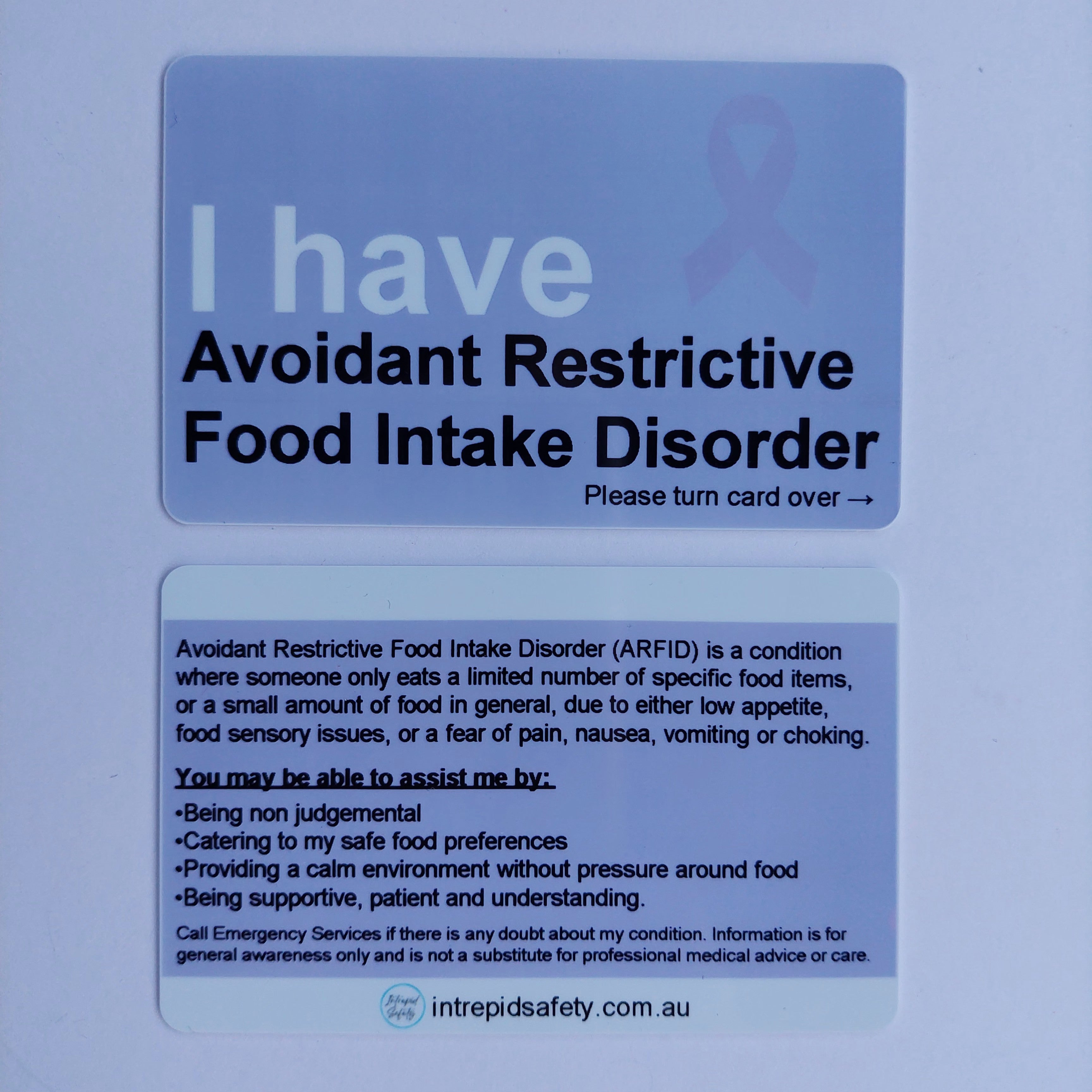 Awareness Cards (Letters A - H)