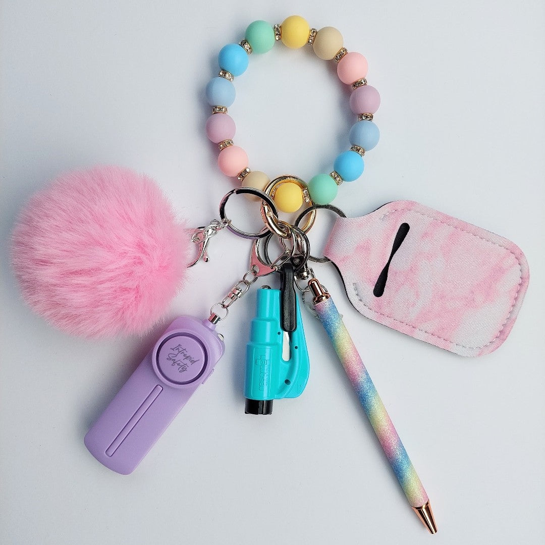"Pastel" Safety Keychain