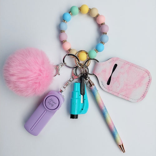 "Pastel" Safety Keychain