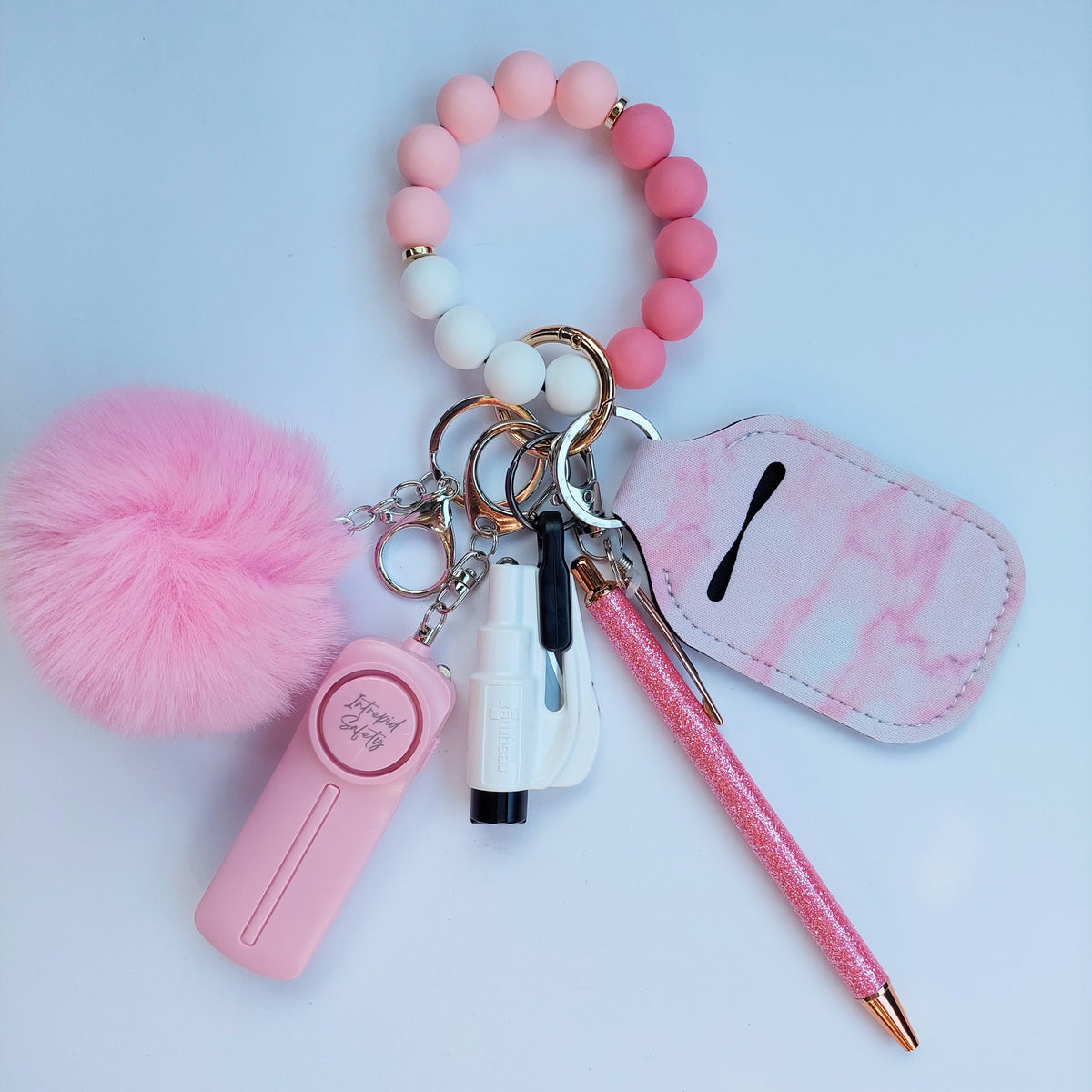 "Pink Power" Safety Keychain