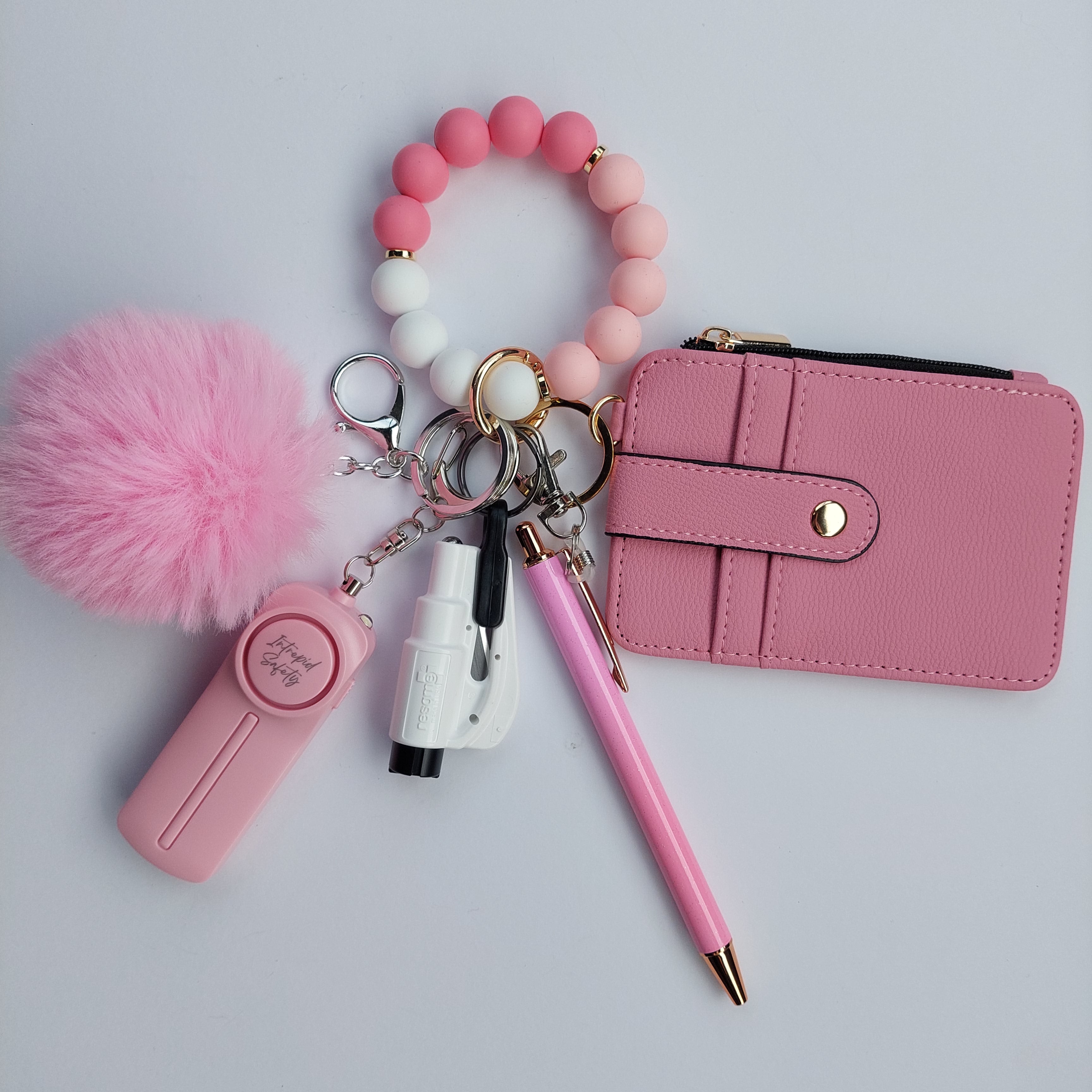 "Pink Power" Safety Keychain