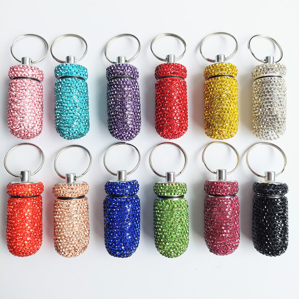 Medication/Mint Holders (Rhinestone)