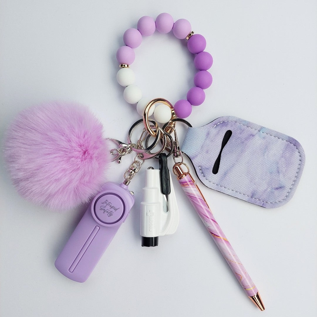 "Purple Passion" Safety Keychain