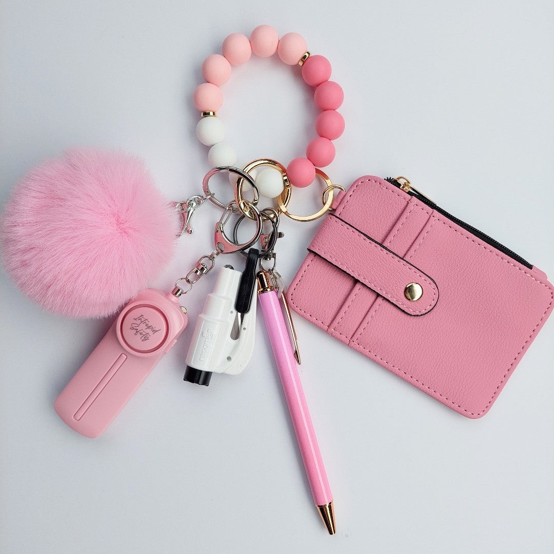 "Pink Power" Safety Keychain