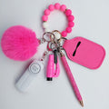 'Hot Pink" Safety Keychain