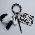 "Cow Print" Safety Keychain